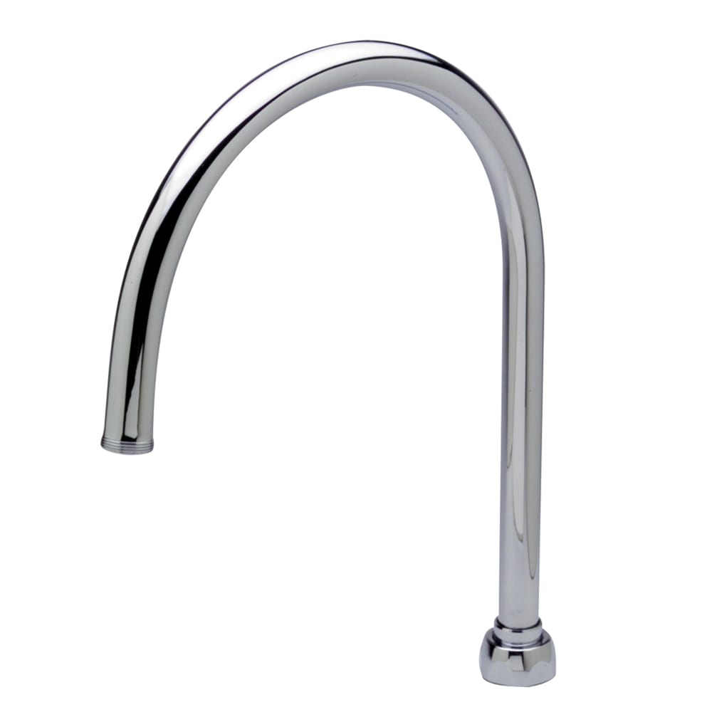 813-G67853 8"  Rigid/ Swing Gooseneck Replacement Spout - Low Lead, Brass
