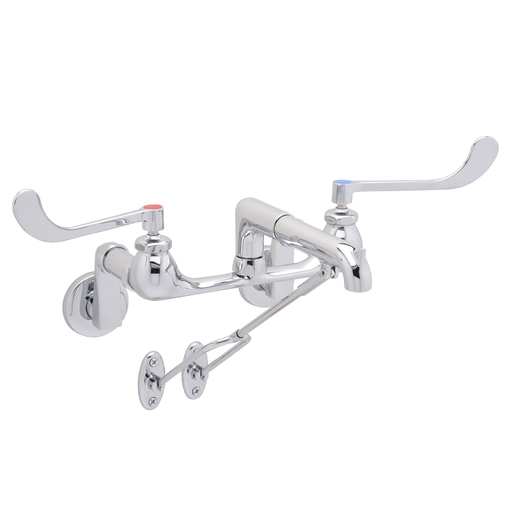 813-Z842D62XTLSI Service Sink Faucet, 13" Wall to Outlet Center, Polished Chrome