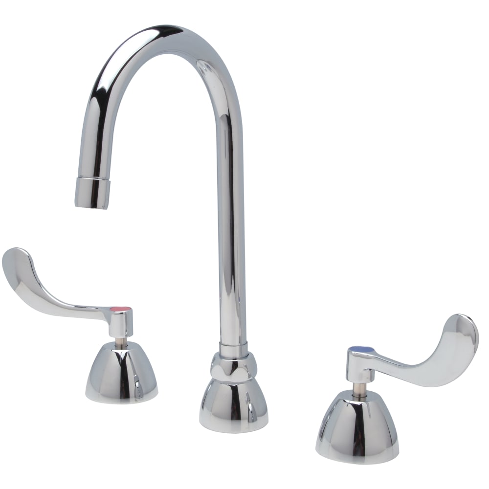 813-Z831B4XL17F Deck Mount Lavatory Faucet w/ 5 3/8" Gooseneck Spout & 1.5 gpm Aerator -...
