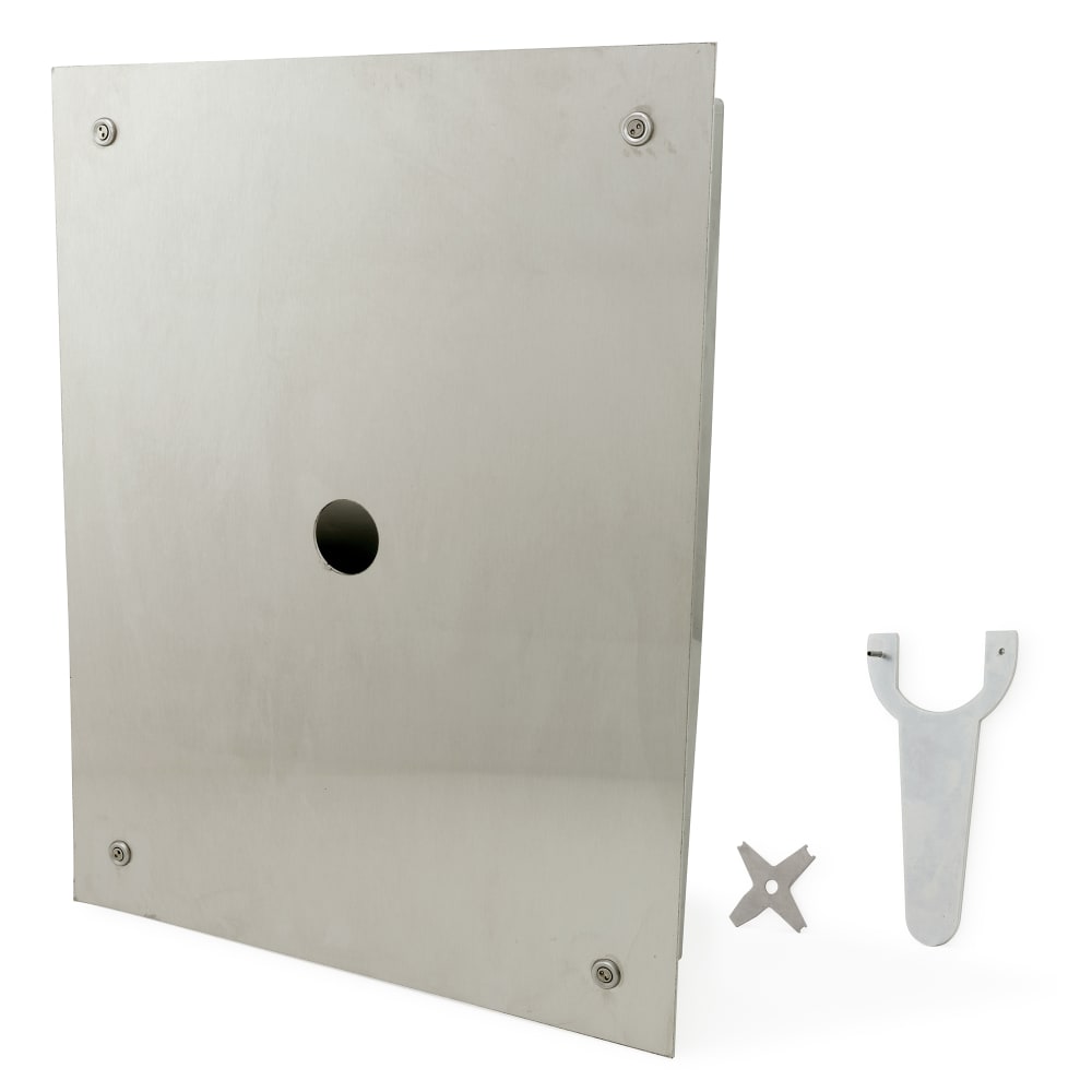 Zurn Industries Z6199-BX17 Access Panel and Frame w/ 1 1/2" Hole - 13" x 17", Stainless Steel