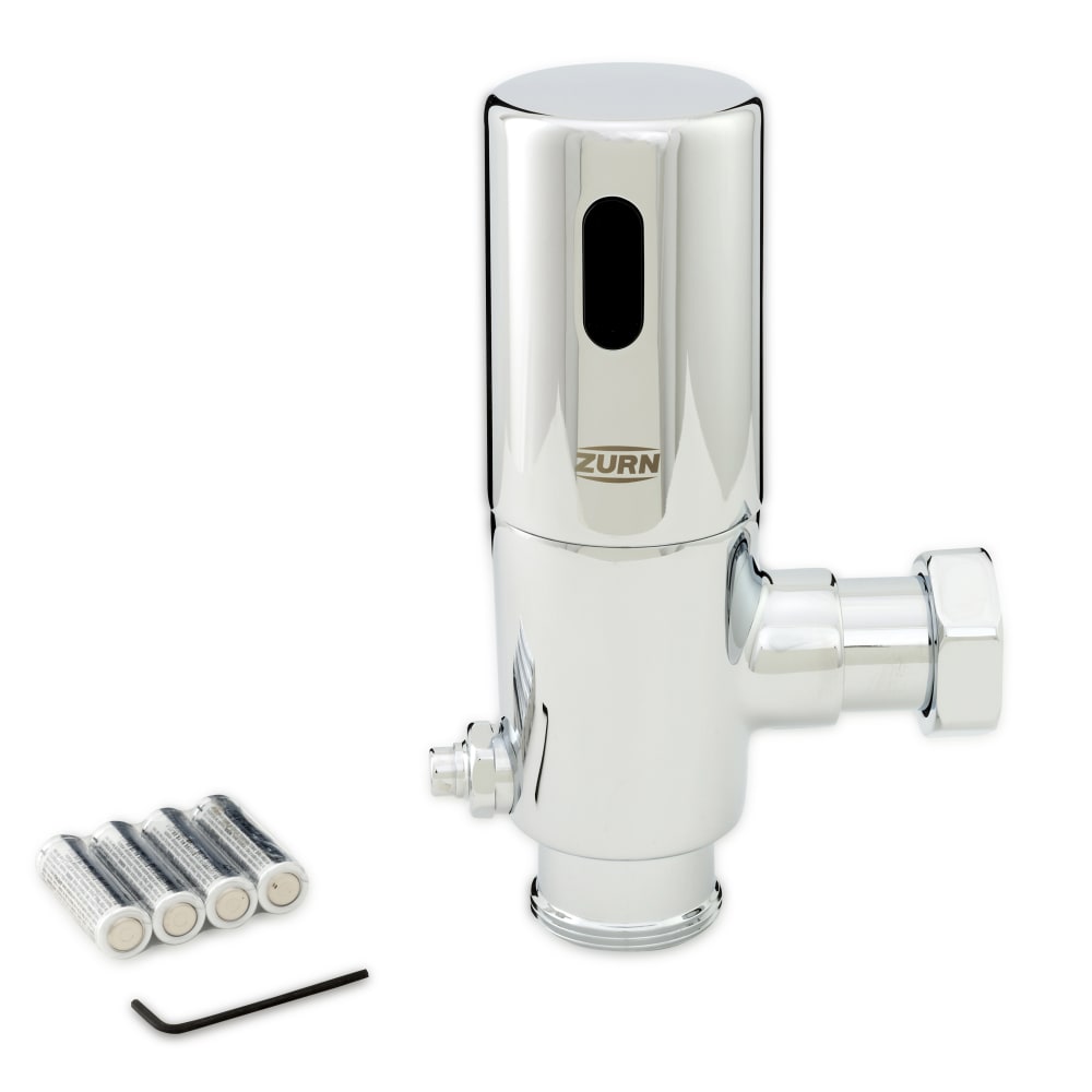 Zurn Industries ZTR6203-ULF-X Automatic Sensor Piston Flush Valve for Urinals - 0.125 gpf, Chrome