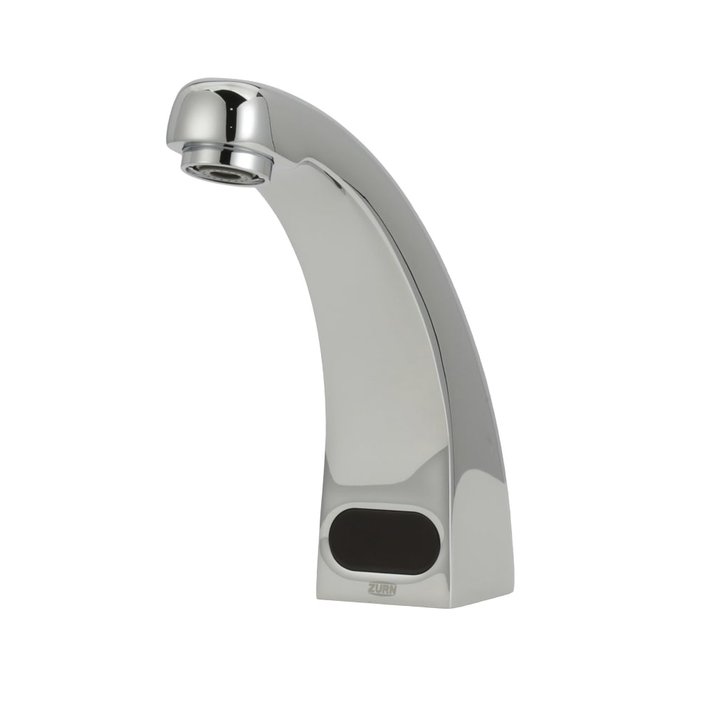Zurn Industries Z6913-XL-E-SSH Deck Mount Sensor Faucet w/ 1.5 gpm Aerator & Stainless Supply Hose - Chrome