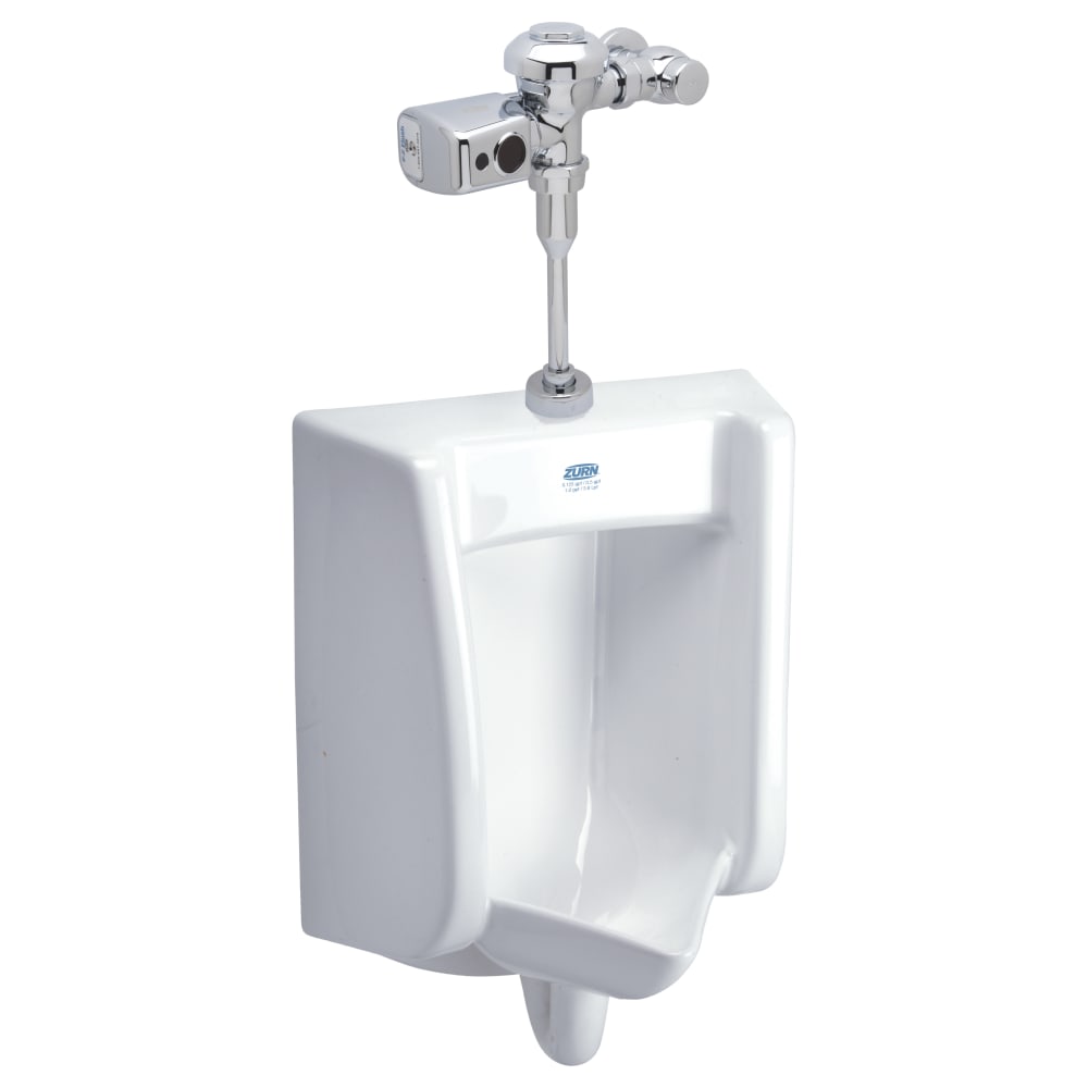 813-ZUR1S Wall Mount Sensor Urinal System w/ Side Flush Valve - 0.13 gpf
