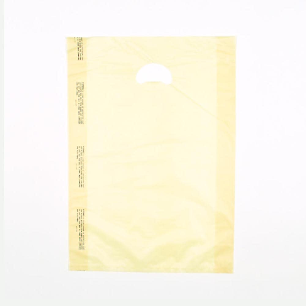 909-CH24BGE Merchandise Bag w/ Handle - 16" x 24", 0.7 mil HDPE, Beige