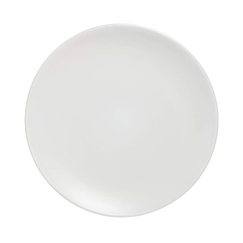 861-WM1WHT6 10 1/2" Round Wazee Matte Dinner Plate - Stoneware, White