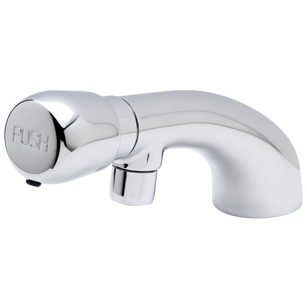 813-Z86300XL Deck Mount Single Metering Faucet w/ Push Button Handle - 1.0 gpm Spray Outlet