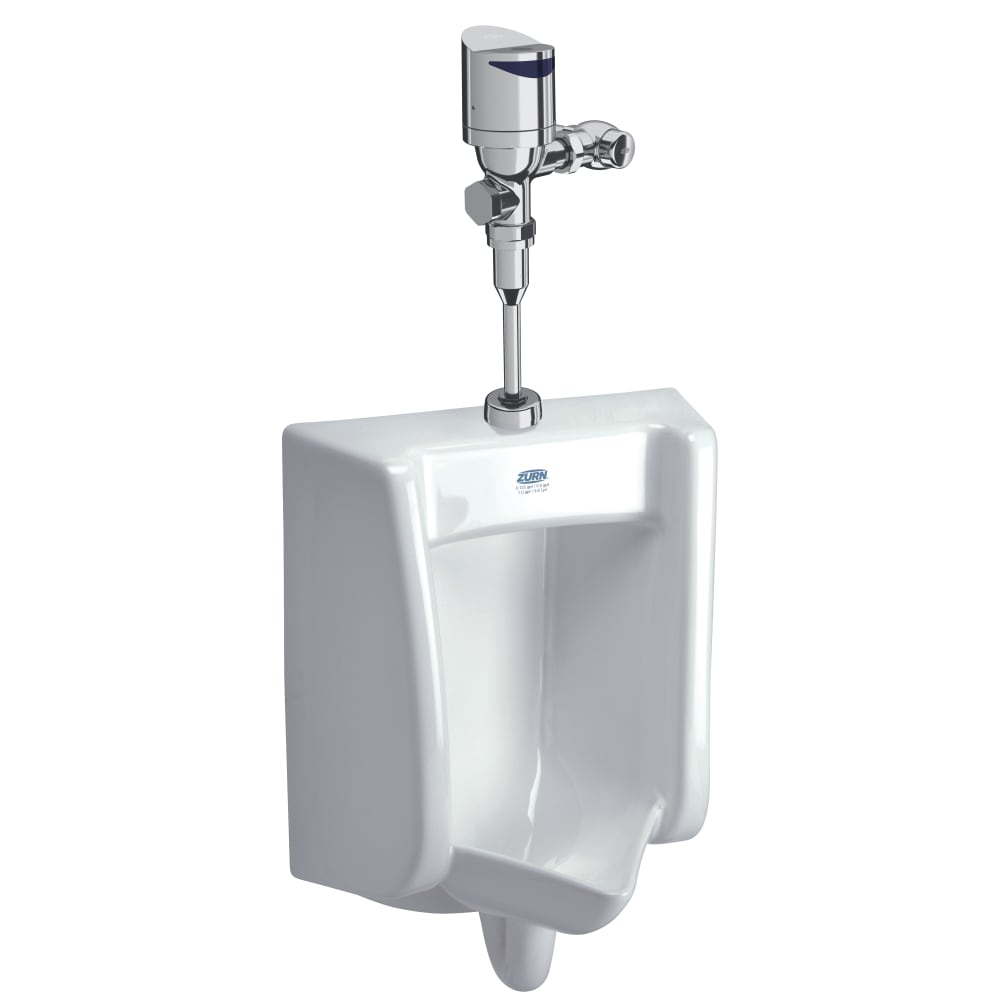 813-ZUR2STM Wall Mount Sensor Urinal System w/ Top Flush Valve - 0.5 gpf