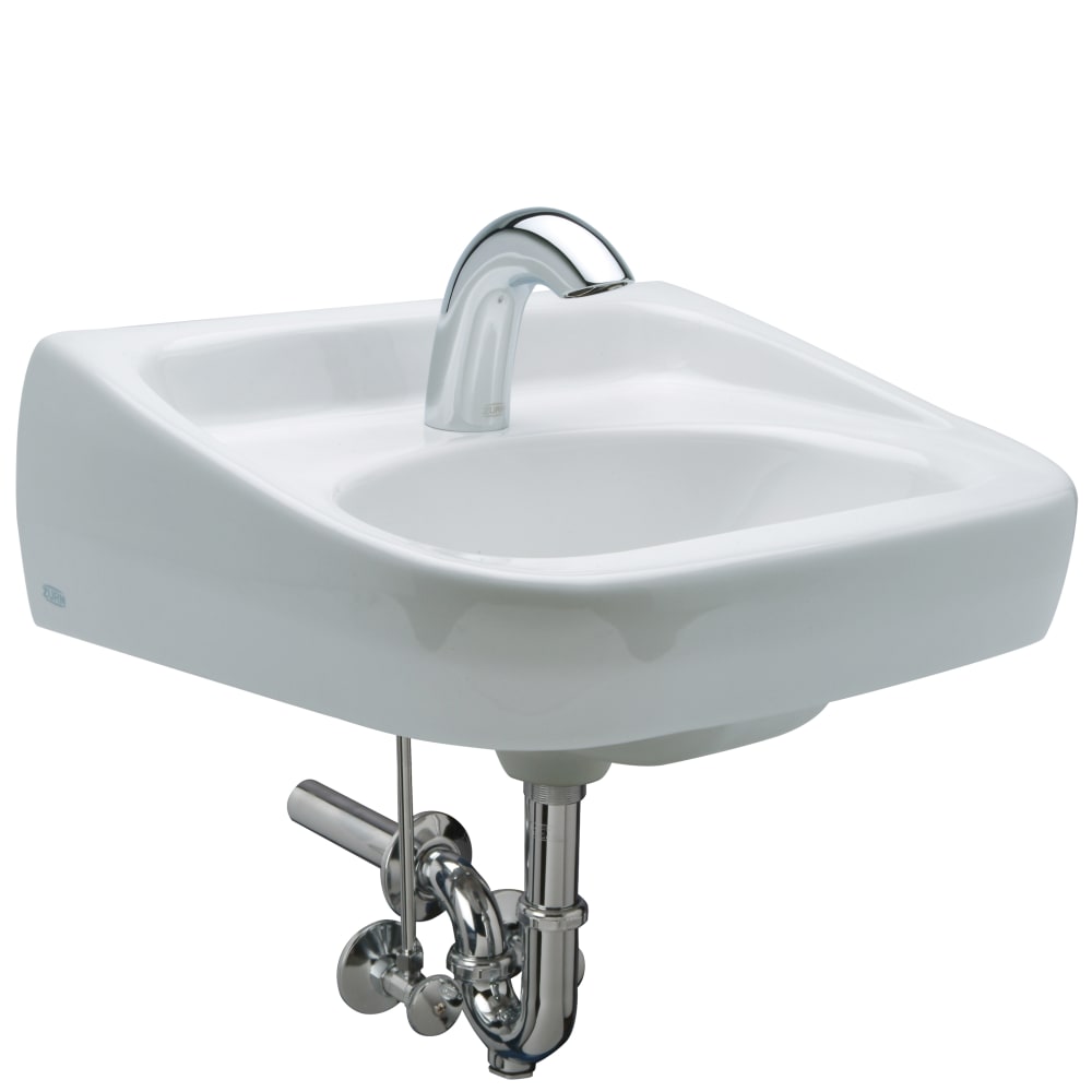 813-ZL3S Wall Mount Sensor Lavatory System w/ 0.5 gpm Aerator & Thermostatic Mixing Valve - 2...