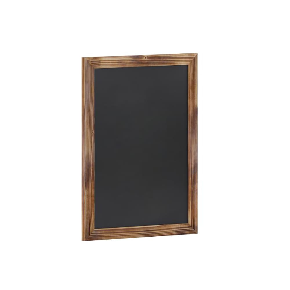 916-HGWAGDISCRE8852 Wall Mount Chalkboard Sign - 18"W x 24"H, Pine Wood Frame, Brown