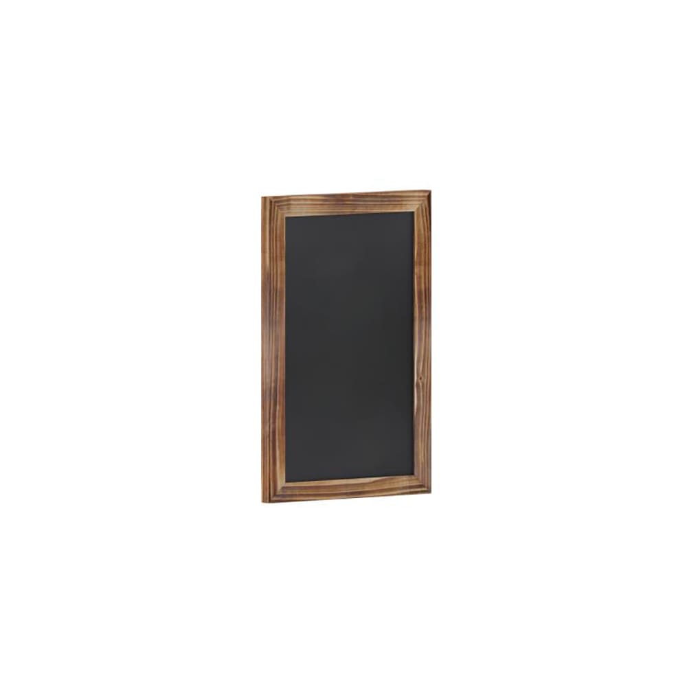916-HGWAGDISCRE8762 Wall Mount Chalkboard Sign - 11"W x 17"H, Pine Wood Frame, Brown