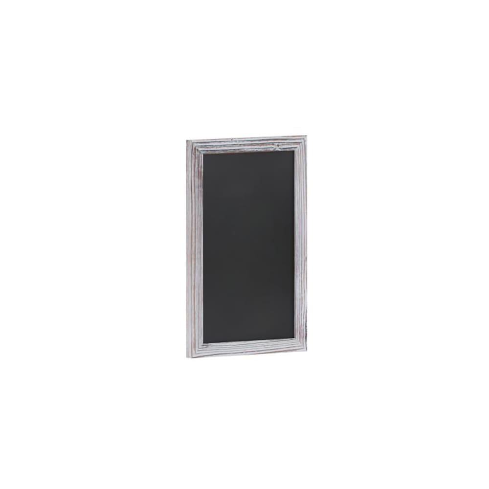 916-HGWAGDISCRE8662 Wall Mount Chalkboard Sign - 11"W x 17"H, Pine Wood Frame, White