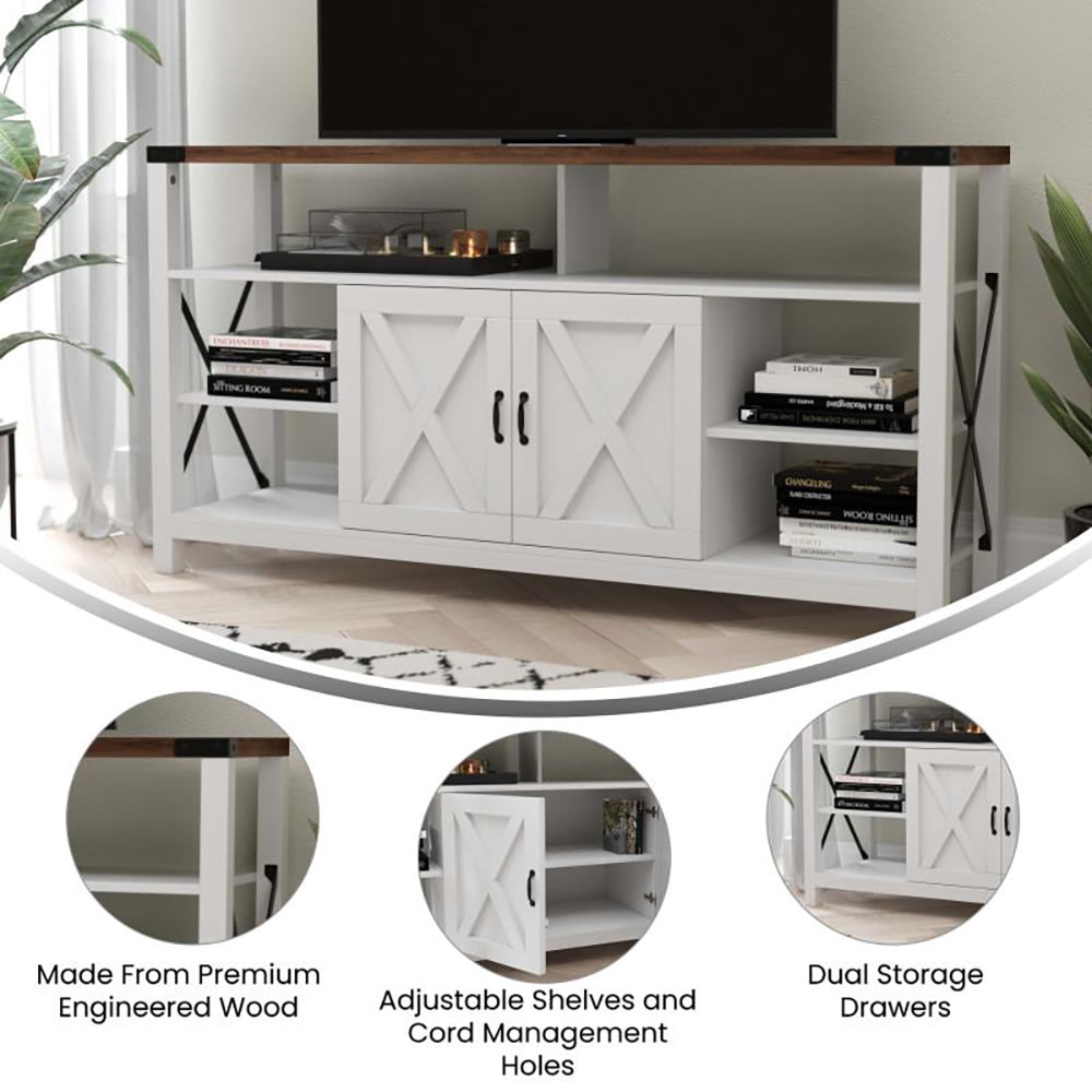 Flash Furniture ZG-025-WH-GG 60 Flash Furniture ZG-025-WH-GG 60