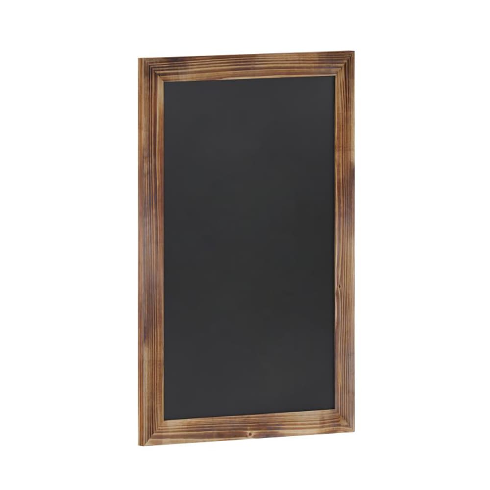 916-HGWAGDISCRE8462 Wall Mount Chalkboard Sign - 20"W x 30"H, Pine Wood Frame, Brown