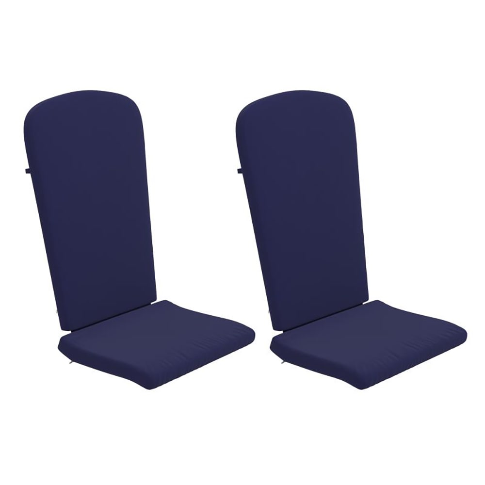 916-JJCSN14501BL2GG Seat Cushion for High Back Patio Chairs - 19 1/4"W x 47 1/4"D x 2&q...