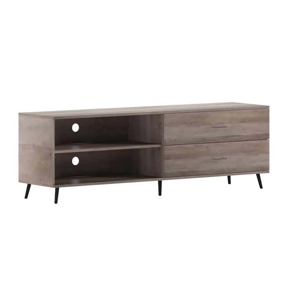 916-ZG028WALGG 60" TV Stand w/ Storage, Walnut