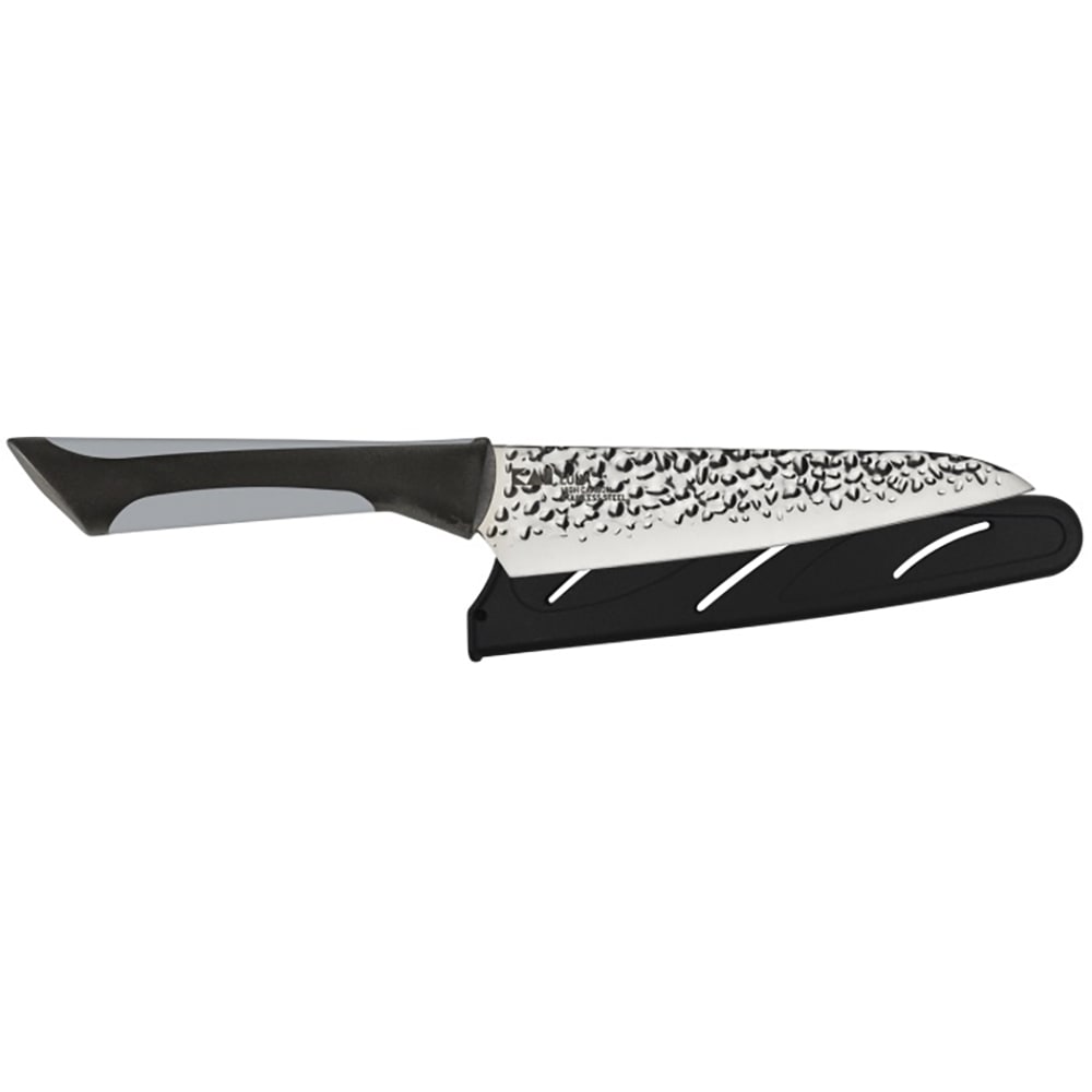 194-AB7084 6" Utility Knife w/ Black Soft-Grip Handle, Stainless Steel Blade