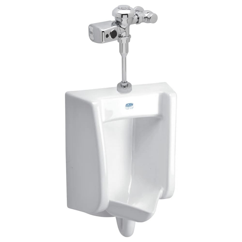 813-ZUR2S Wall Mount Sensor Urinal System w/ Top Flush Valve - 0.5 gpf