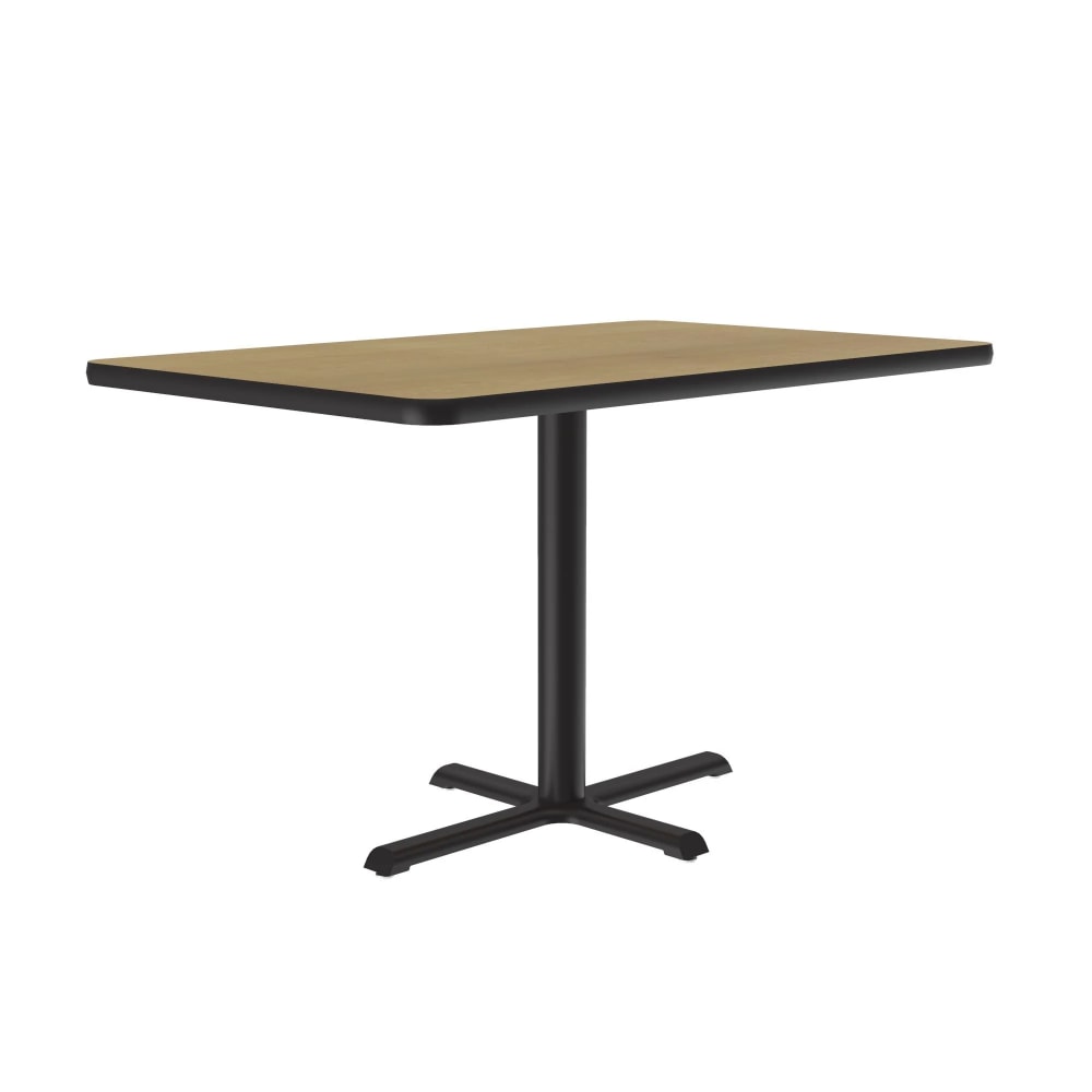 228-BCT304216 Rectangular Dining Height Table w/ Fusion Maple Laminate Top - 42"W x 30"...