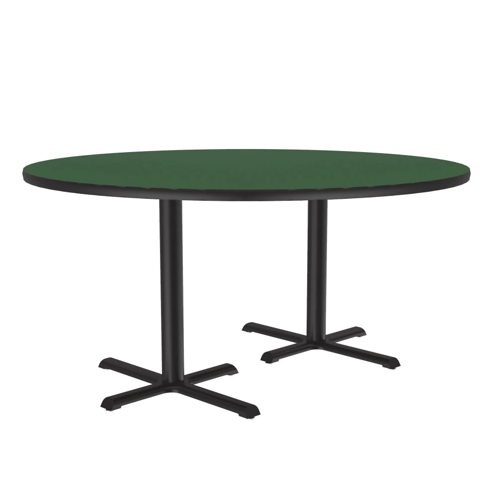 228-BCT60R39 60" Round Dining Height Table - Laminate, Green