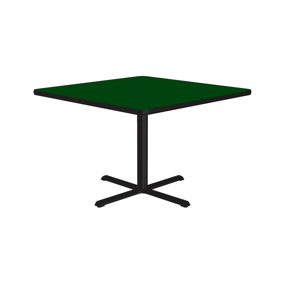 228-BXT42S39 42" Square Dining Height Table - Laminate, Green