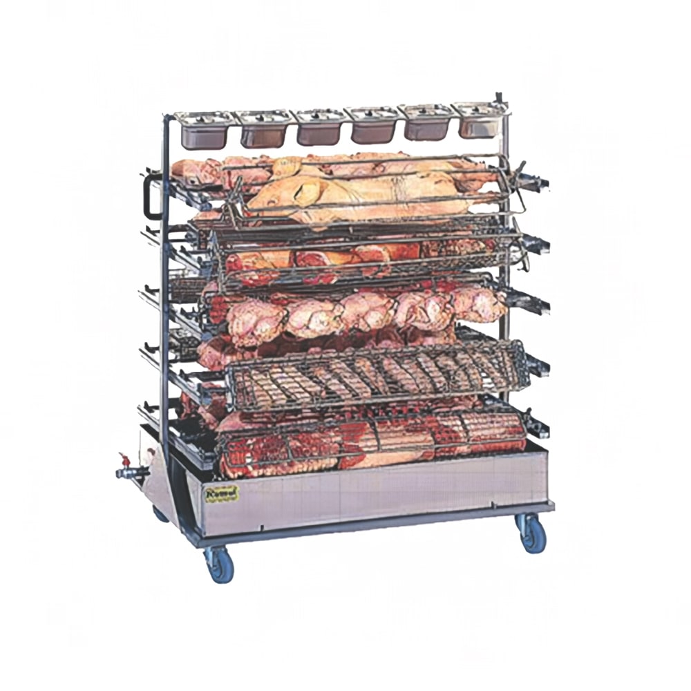 Rotisol USA RACK201675 Spit Rack for (20) Spits for GrandFlame 1675 Rotisseries, Stainless Steel
