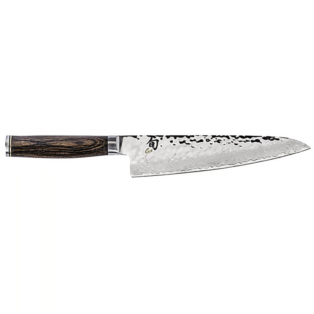 194-TDM0760 7" Premier Chef's Knife w/ Walnut PakkaWood Handle