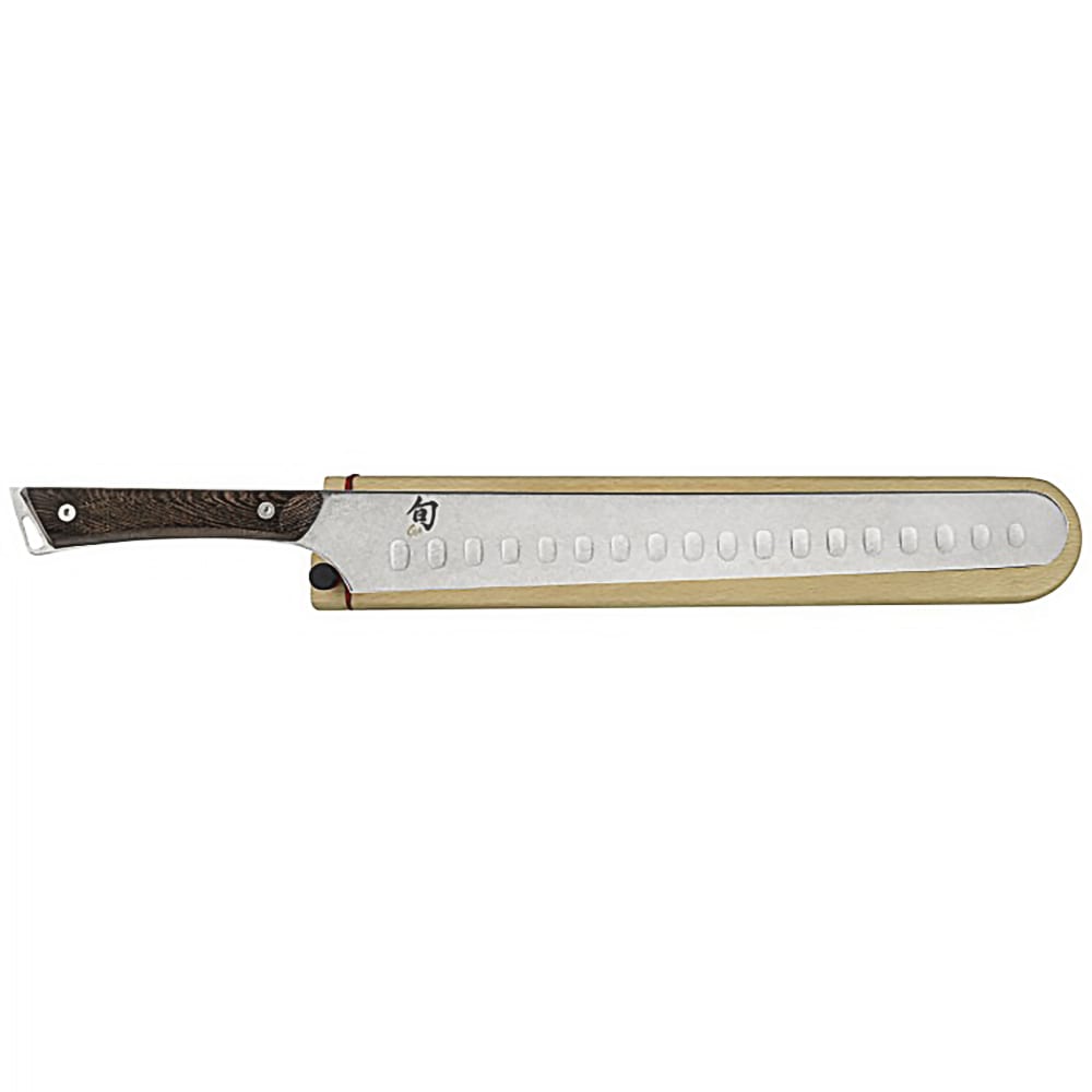 194-SWT0778 12" Kanso Ground Brisket Knife w/ Tagayasan Wood Handle, Stainless Steel