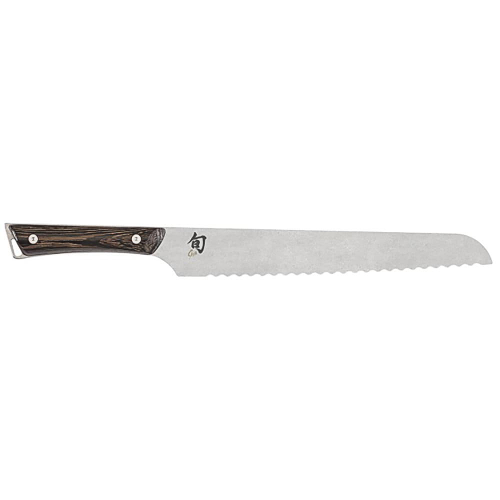 194-SWT0705 9" Kanso Bread Knife w/ Tagayasan Wood Handle, Stainless Steel