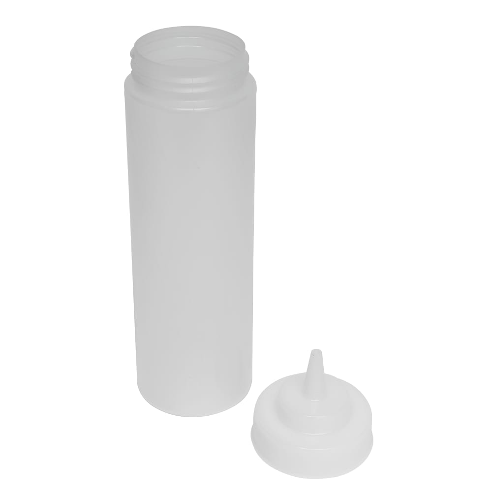 Tablecraft 32563C Squeeze Dispenser, 24 oz., Wide Mouth, Wide Tip