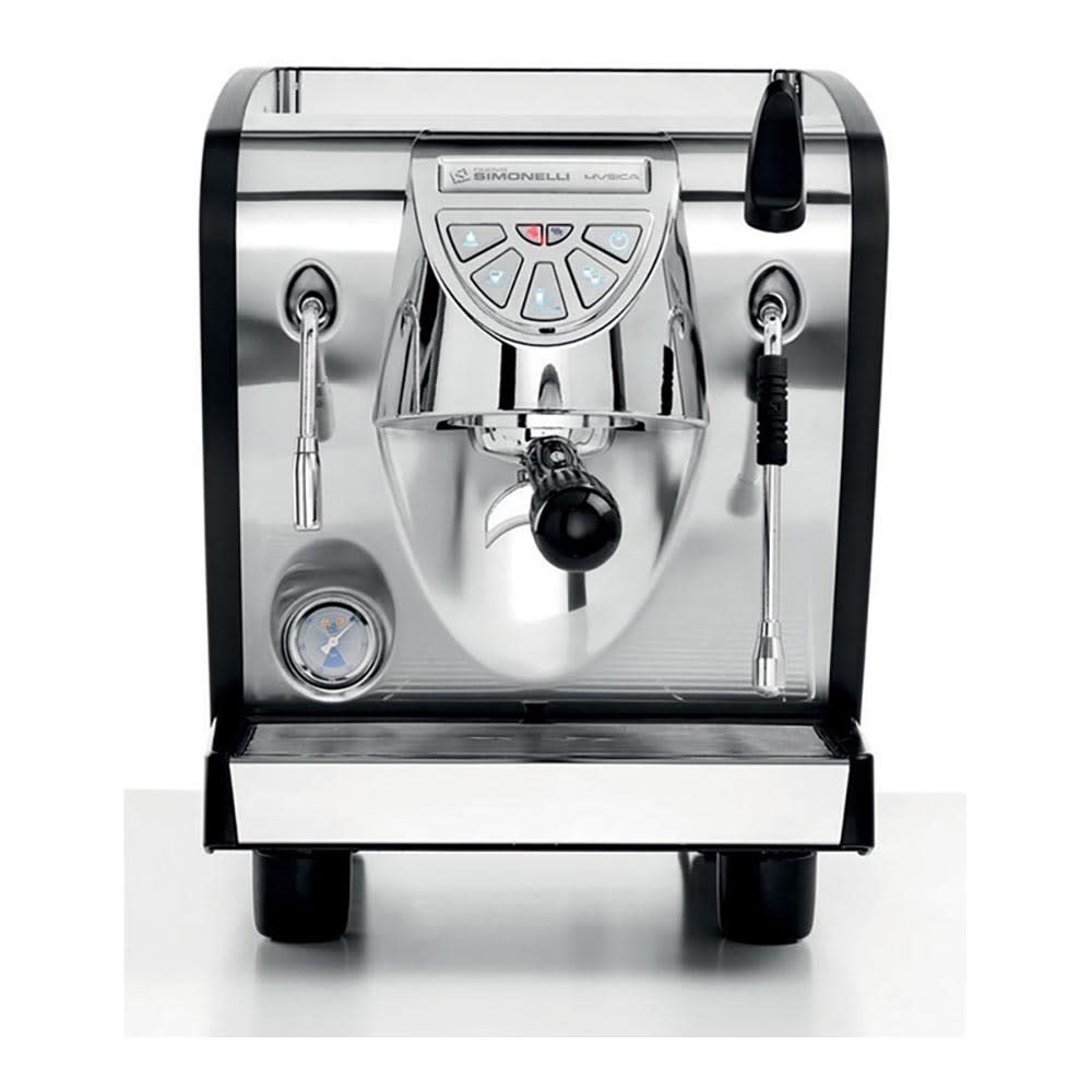 Nuova Simonelli MUSICA BLACK PO Automatic Volumetric Espresso Machine w/ 2 liter Boiler - 115v, Black
