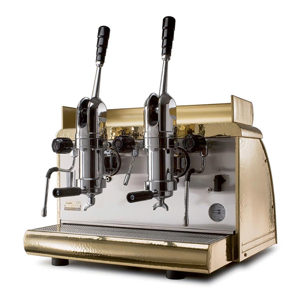 743-XL2RALEV02000003 Manual Espresso Machine w/ (2) Groups & 15.2 liter Boiler - 208-240v, Co...