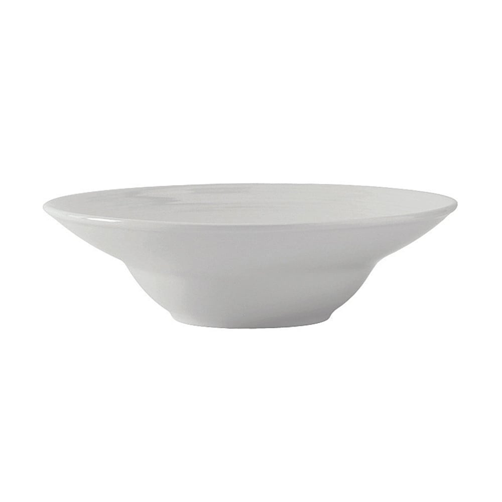 424-FPD087 10 1/2 oz Round Pacifica Rim Soup Bowl - China, Porcelain White