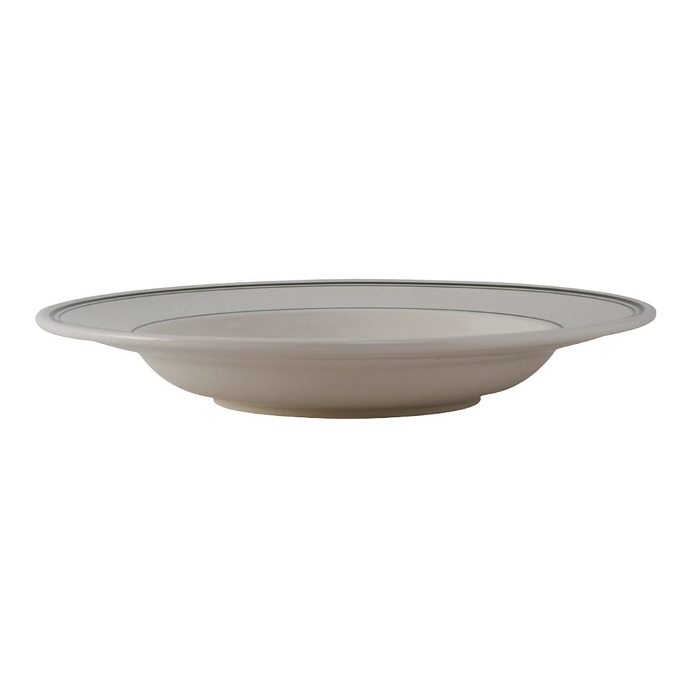 424-TGB125 26 oz Round Green Bay Pasta Bowl - Ceramic, American White/Eggshell