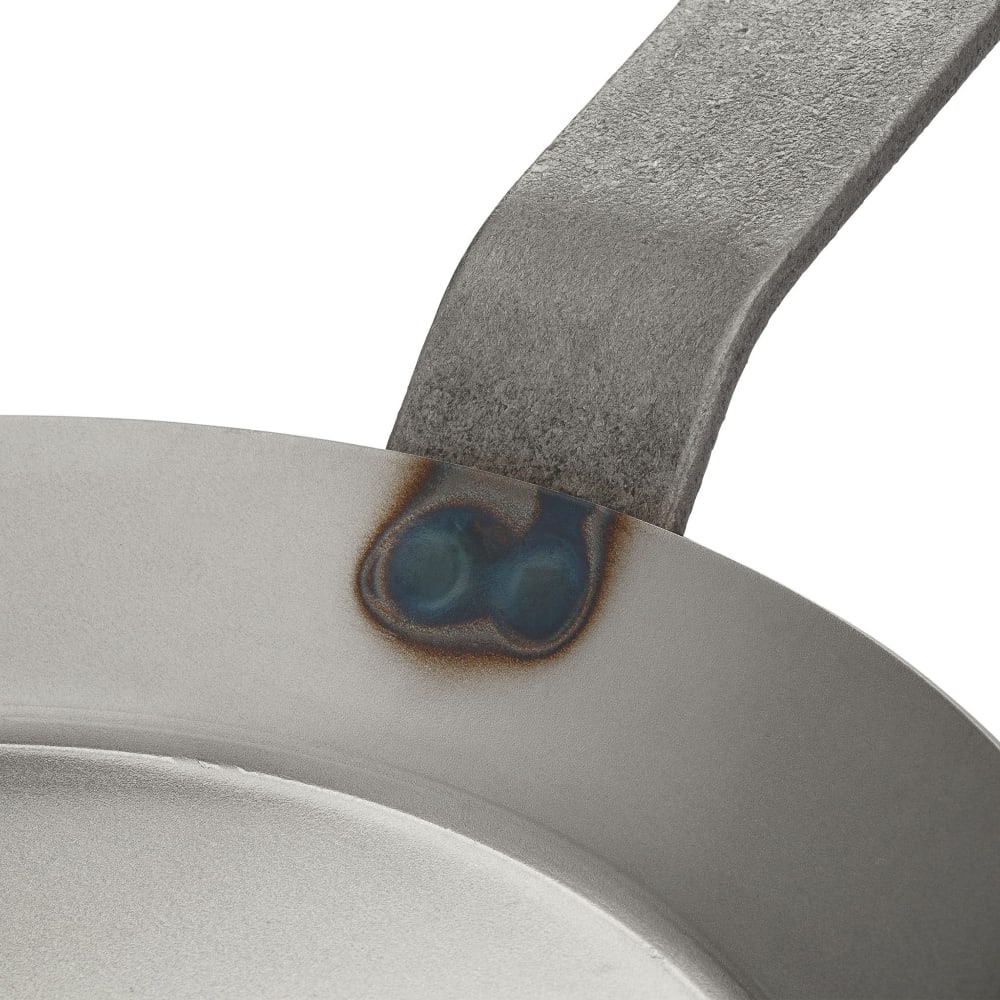 Bourgeat Black Steel Round Crepe Pan With Iron Handle (Matfer Bourgeat)