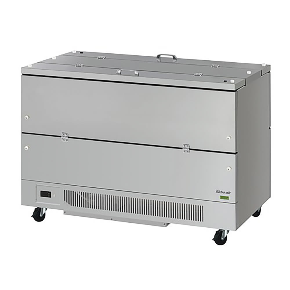 083-TMKC582SSN6 Super Deluxe Milk Cooler w/ Dual Top & Side Access - (1024) Half Pint Carton...