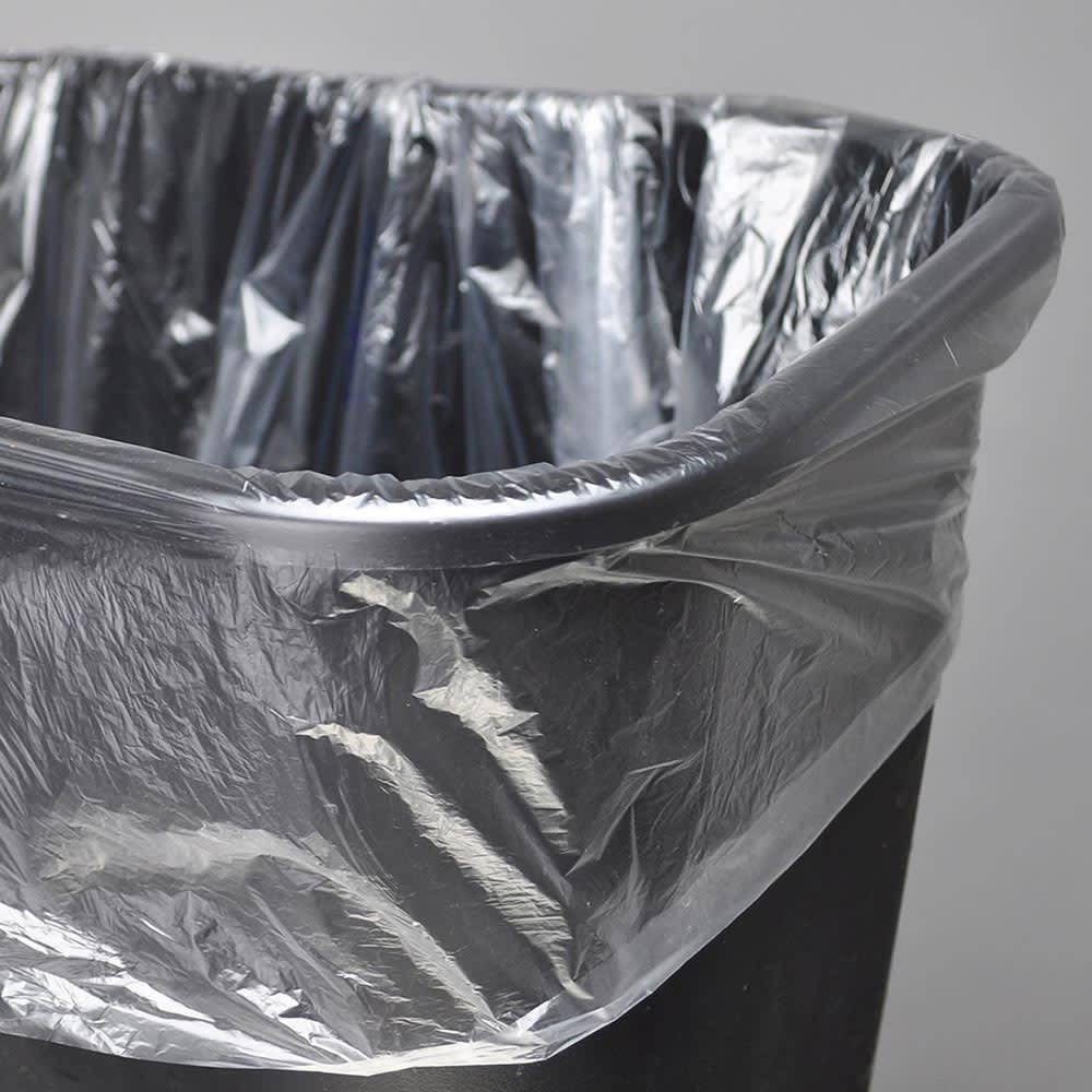 909-HDN4048 40 - 45 gal Trash Can Liner - 38"L x 40"W, 0.43 mil HDPE, Clear
