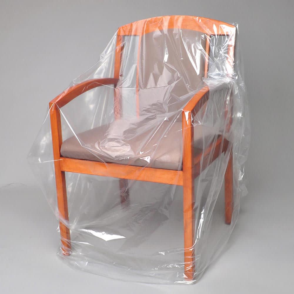 909-J060 Furniture Bag on Roll - 94"L X 28"W x 17" SG, 1 mil LDPE, Clear