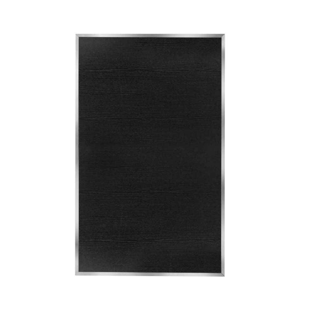 969-Z2011BF Rectangular Front Panel - 45 5/8"L x 28"H, Black