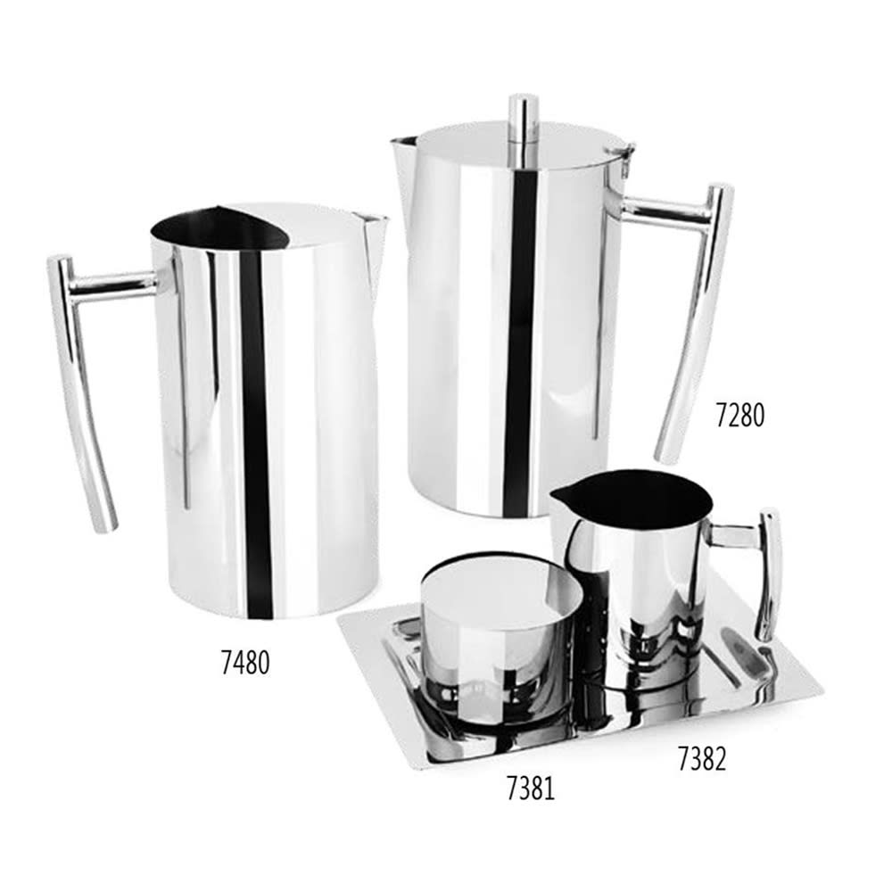 969-7381 Arc Collection Sugar Bowl w/ Lid, Stainless Steel