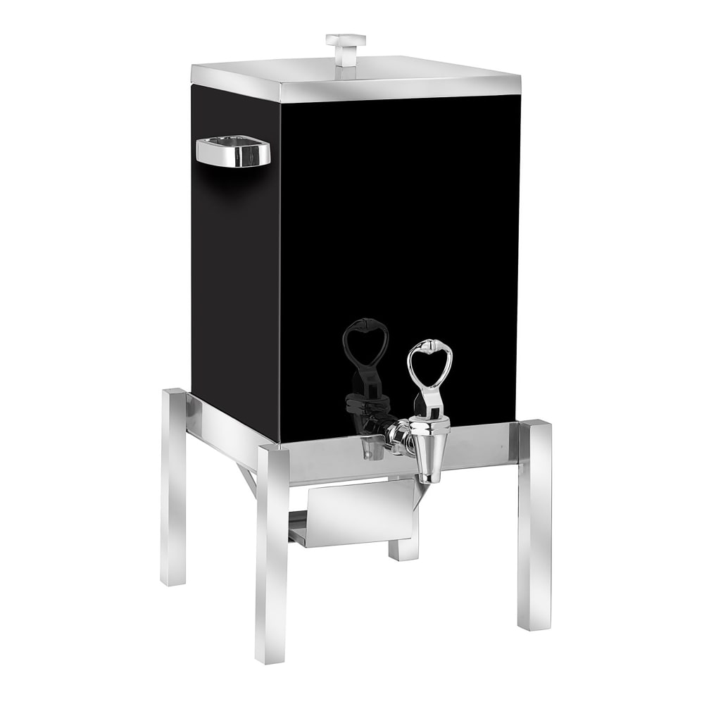 Eastern Tabletop 3153MB 3 gal Square Low Volume Low Volume Dispenser Coffee Urn w/ 1 Tank, Chafing Fuel