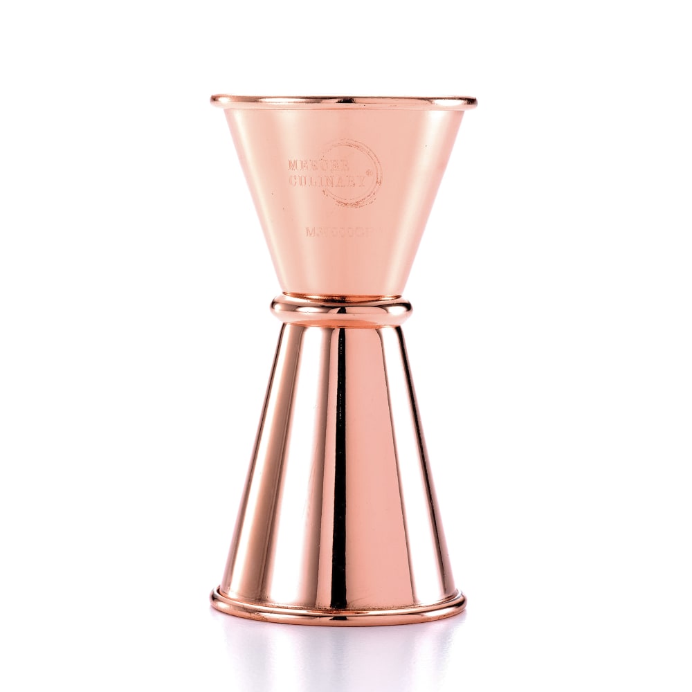 132-M37000CP Double Japanese Style Jigger - 1/2 oz & 3/4 oz, Copper