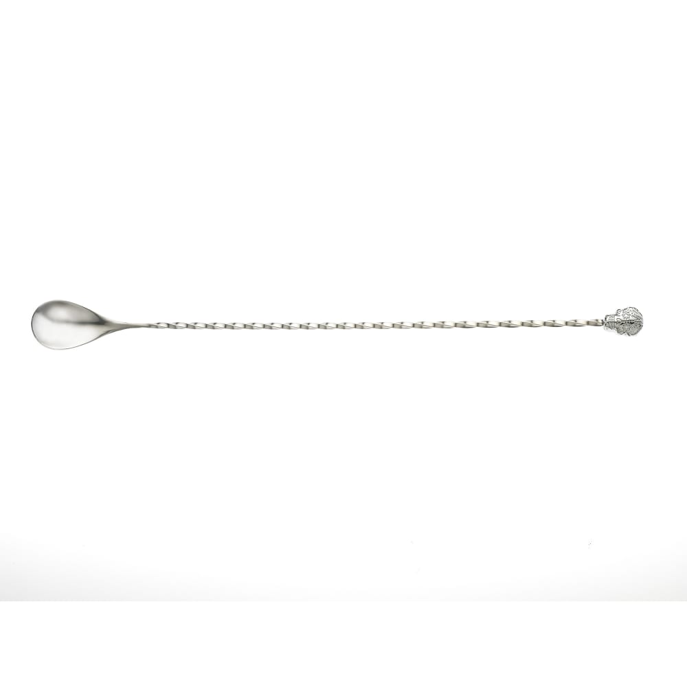 132-M37012SUS 13" Bar Spoon w/ Sugar Skull End, Stainless