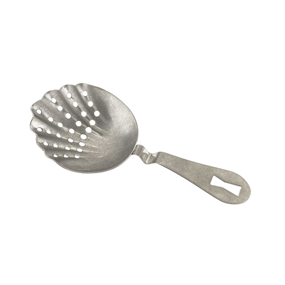 132-M37029VN 7" Scalloped Julep Strainer, Vintage