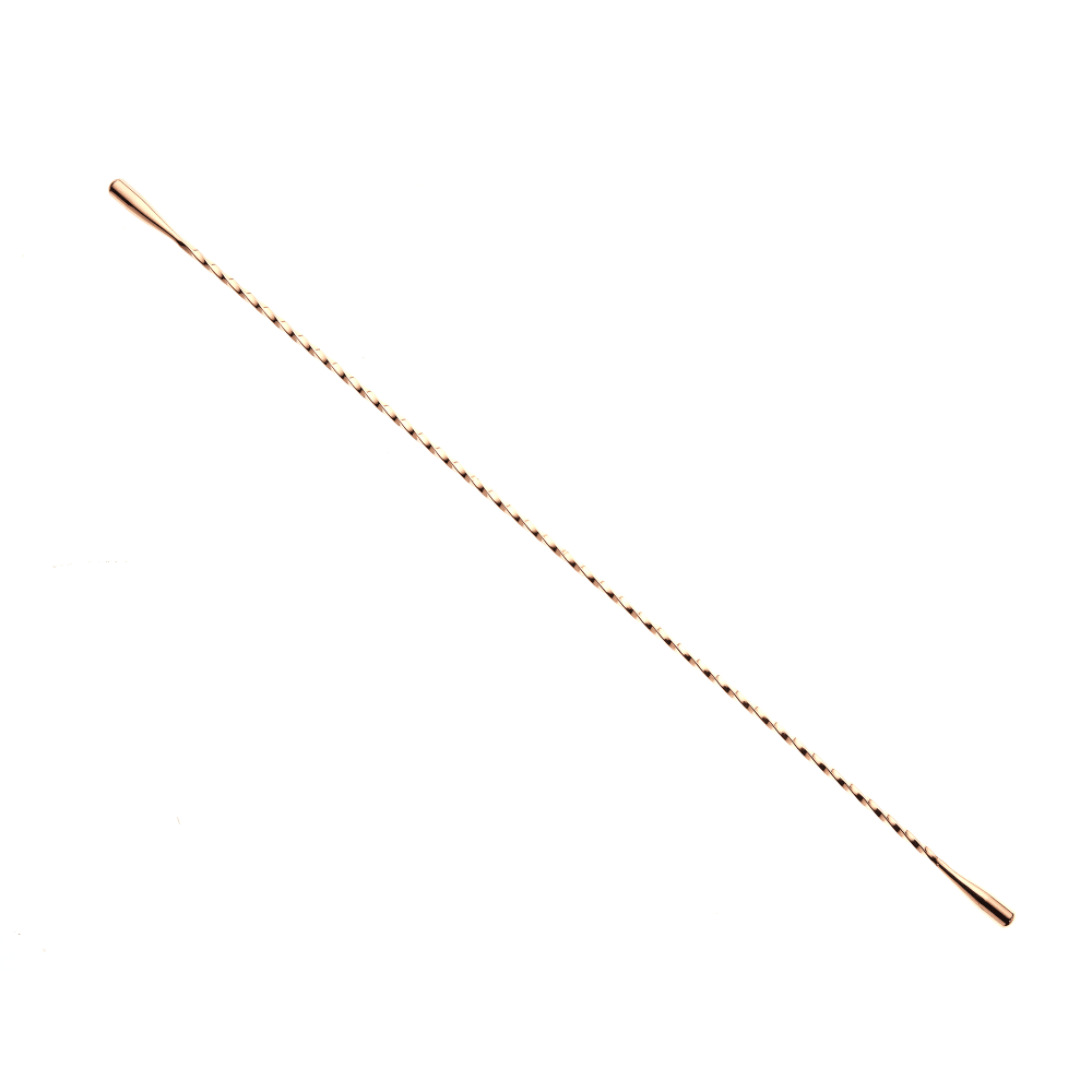132-M37033CP 17 1/8" Double End Cocktail Stirrer, Copper