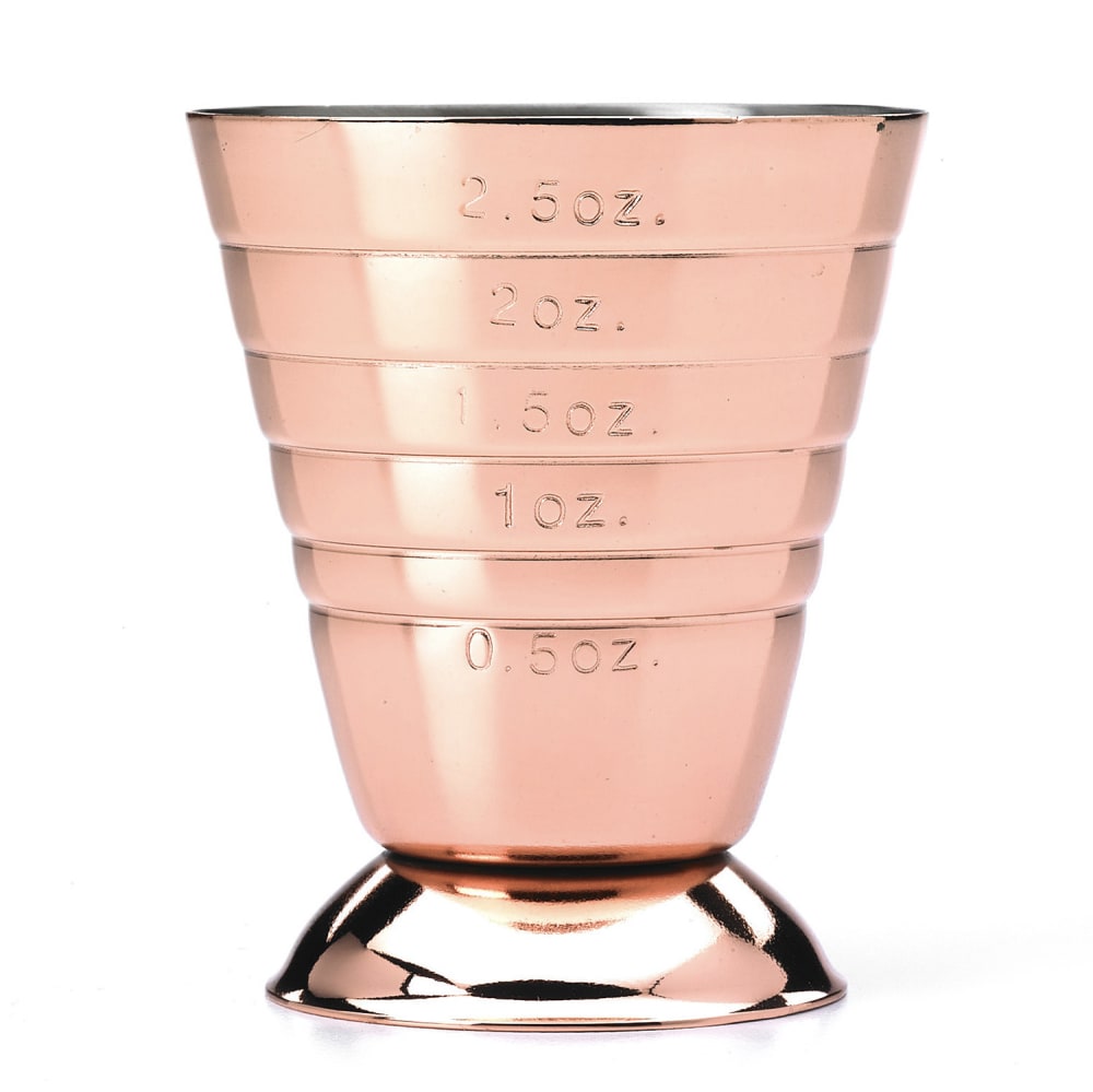 132-M37069CP 2.5 oz Bar Measuring Cup, Copper