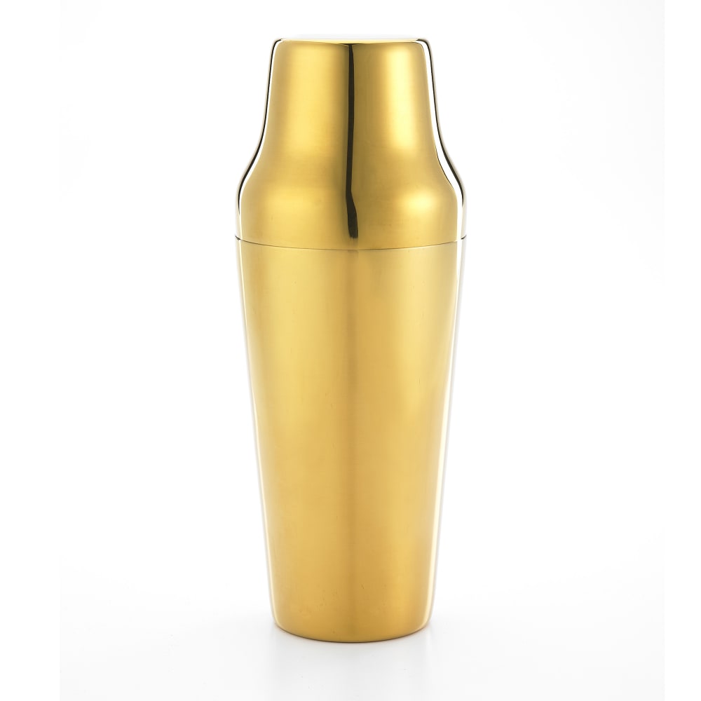 132-M37085GD 2-Piece Parisienne Cocktail Shaker Set, Gold