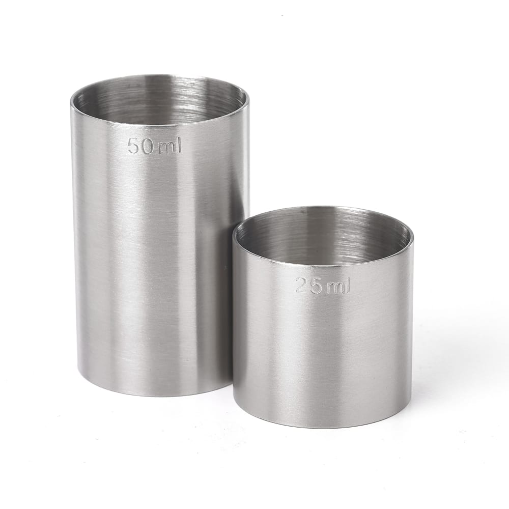 132-M37094 2-Piece Thimble Measure Set - Stainless, Satin Finish