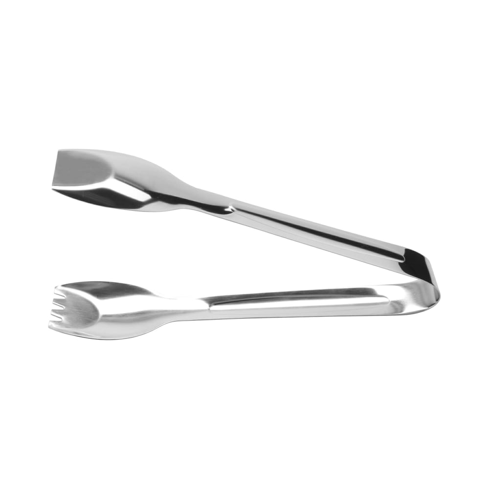 284-BSRIM08 9"L Stainless Salad Tongs