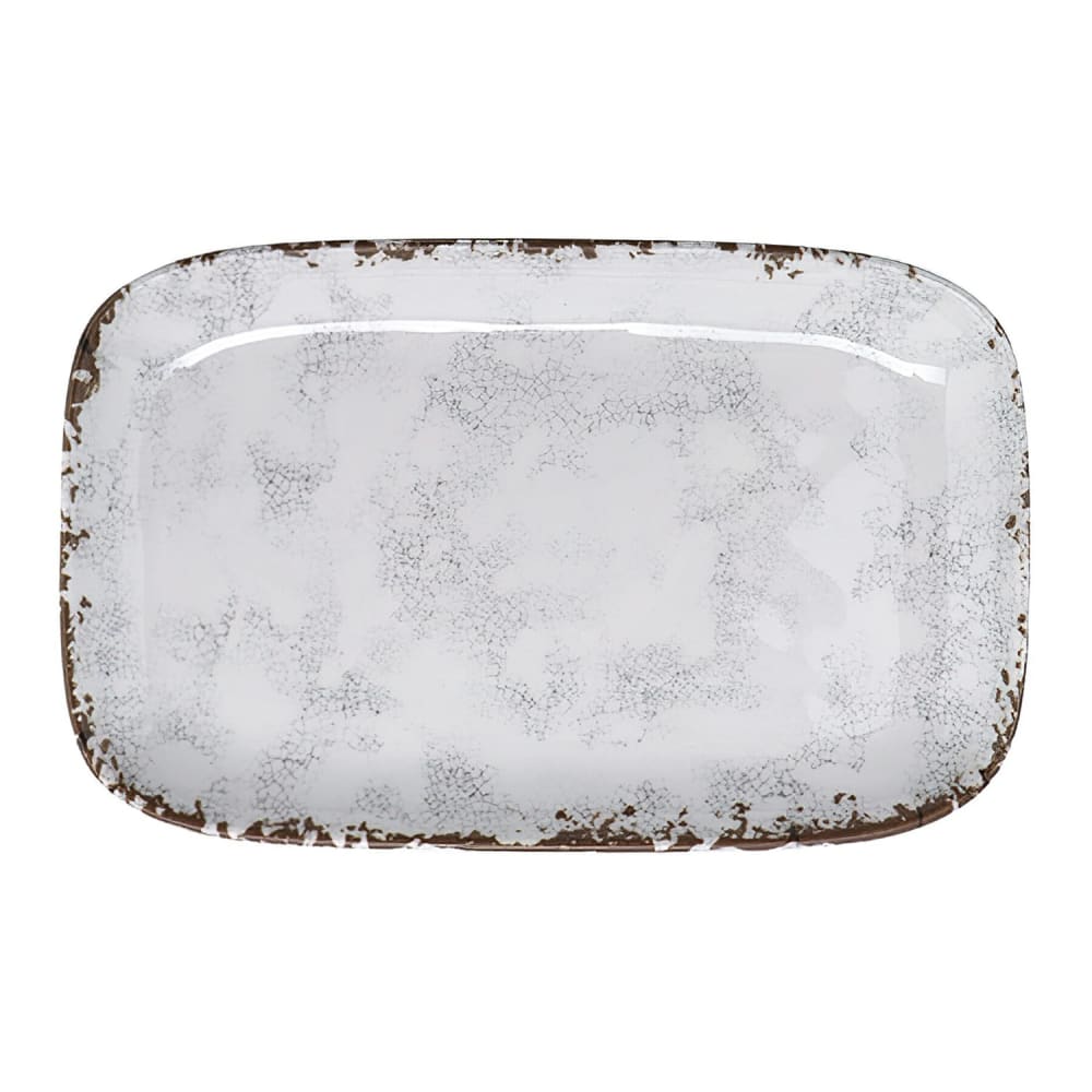 284-CS119FM 12 3/4" x 9 1/2" Rectangular Platter - Melamine, French Mill