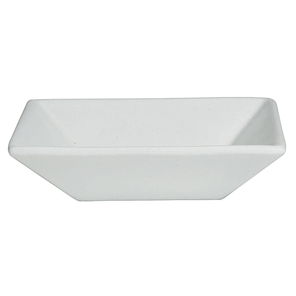 284-BSD15WW 5 1/2 qt Square Bowl - Resin Coated Aluminum, White